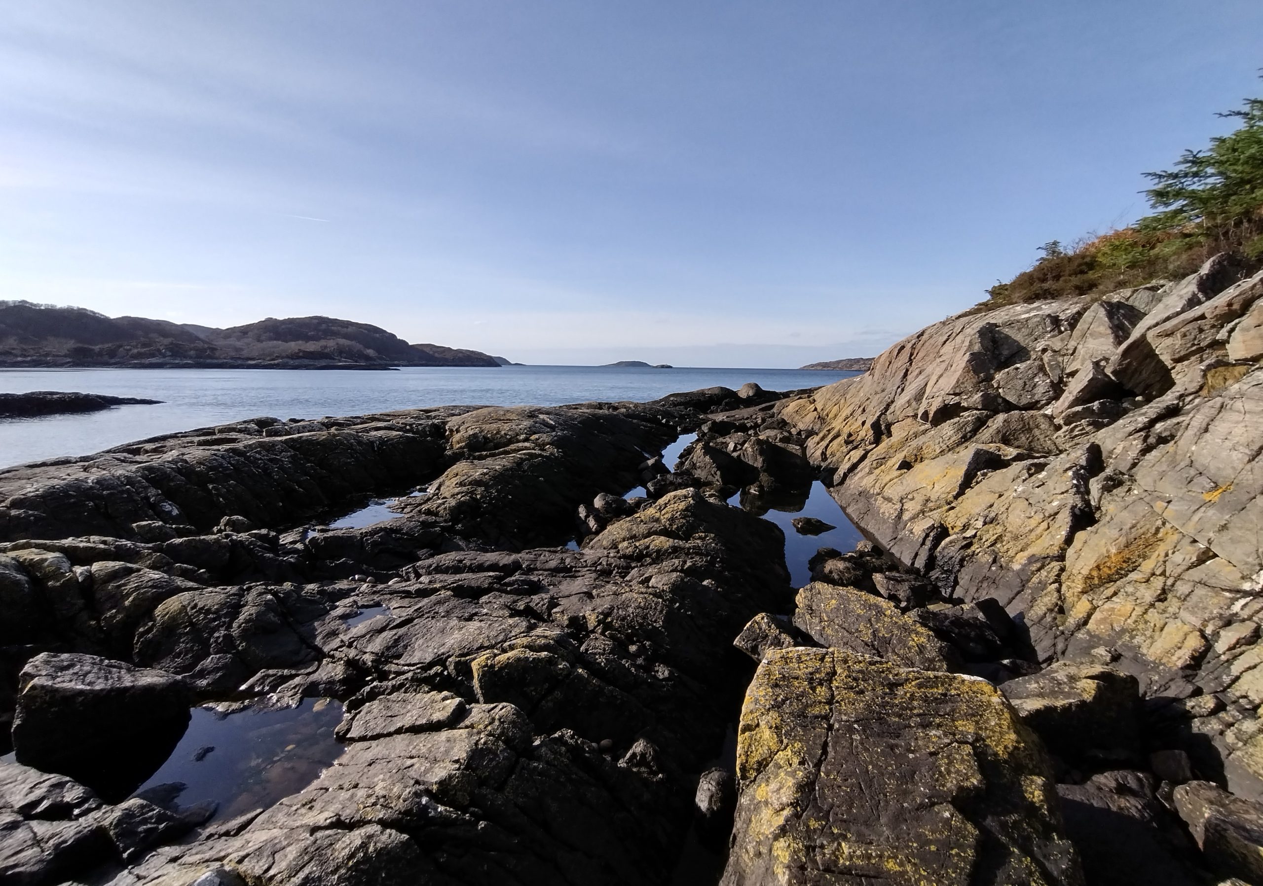 beach in Culag woods